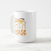 Hexe bitte kaffeetasse (Vorderseite Links)