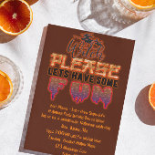 Hexe bitte: Lasst uns Spaß haben! Halloween Einladung