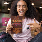 Hexe bitte: Lasst uns Spaß haben! Halloween Einladung