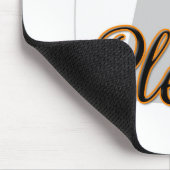 Hexe bitte lustig halloween mit Hut Mousepad (Ecke)