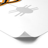 Hexe bitte lustig halloween mit Hut Poster (Ecke)