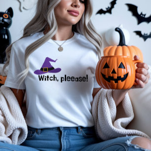 Hexe Bitte lustigen Halloween Zitat T - Shirt