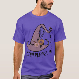 Hexe bitte lustiger Halloween-Aufkleber Geschenk f T-Shirt