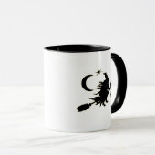 Hexe bitte | Lustiger Halloween-Spruch Tasse (VorderseiteRechts)