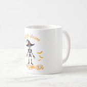 Hexe Bitte lustiges Halloween Kaffeetasse (VorderseiteRechts)