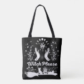 Hexe bitte: Sassy-Sorcery-Design Tasche (Rückseite)