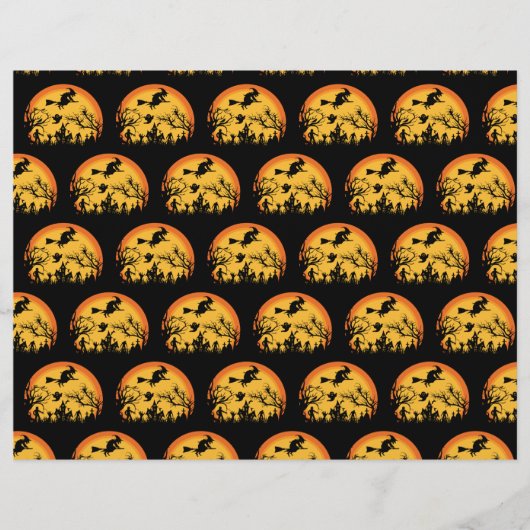 Hexe bitte Scrapbook Paper Flyer (Vorne)