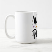 Hexe, bitte - Spaß und nüchternes Halloween-Design Kaffeetasse (Links)
