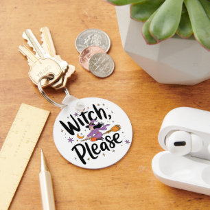 Hexe, bitte - Spaß und nüchternes Halloween-Design Schlüsselanhänger