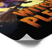 Hexe bitte - Witziges Halloween-Poster Poster (Ecke)