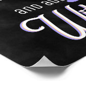 Hexe-Bräunungszeichen Poster (Ecke)