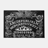 Hexe-Brett-Schwarz-Tür-Matte Fußmatte (Vorderseite)