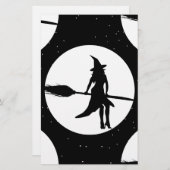 Hexe Briefpapier (Vorne/Hinten)