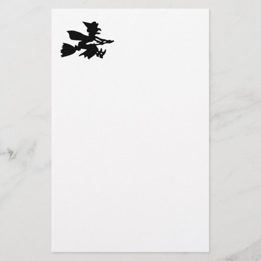 Hexe-Briefpapier Briefpapier (Vorderseite)