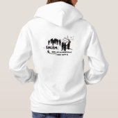 Hexe Broom Besuch Salem Basic Tourist Hoodie (Rückseite)