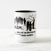 Hexe Broom Besuch Salem Basic Tourist Tasse (Zentrum)