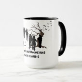Hexe Broom Besuch Salem Basic Tourist Tasse (VorderseiteRechts)