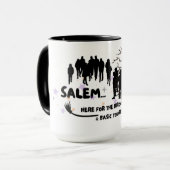 Hexe Broom Besuch Salem Basic Tourist Tasse (Vorderseite Links)