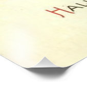 Hexe Broom Black Cat Cauldron Smoke Fotodruck (Ecke)