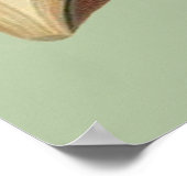 Hexe Broom Crescent Moon Book Raven Poster (Ecke)