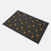 Hexe Broom Fußmatte (Schrägansicht)