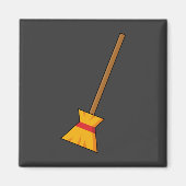 Hexe Broom Magnet (Vorne)
