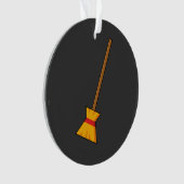 Hexe Broom Ornament (Vorderseite)