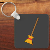 Hexe Broom Schlüsselanhänger (Vorderseite)
