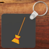 Hexe Broom Schlüsselanhänger (Rückseite)