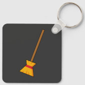 Hexe Broom Schlüsselanhänger (Rückseite)