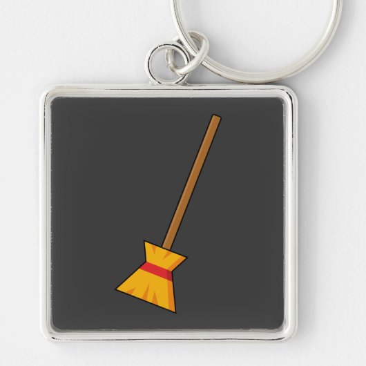 Hexe Broom Schlüsselanhänger (Vorne)