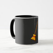 Hexe Broom Tasse (Vorderseite Links)