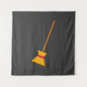 Hexe Broom Wandteppich