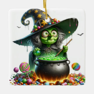 Hexe Candy Brew Keramikornament