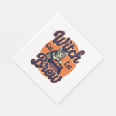 Hexe Cat Brew Serviette (Ecke)