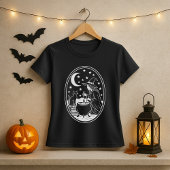 Hexe Cat Cauldron Mystic T-Shirt