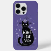 Hexe Cat Vibes Lila Case-Mate iPhone Hülle (Rückseite)