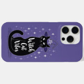 Hexe Cat Vibes Lila Case-Mate iPhone Hülle (Rückseite (Horizontal))