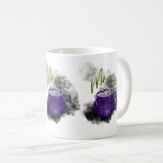Hexe Cauldron Magic Kaffeetasse (VorderseiteRechts)