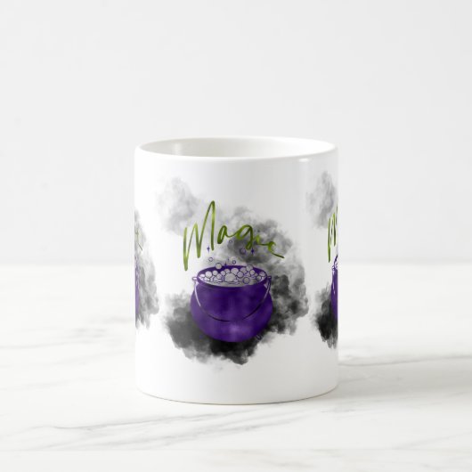 Hexe Cauldron Magic Kaffeetasse (Mittel)