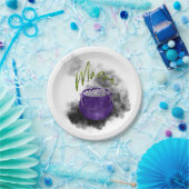 Hexe Cauldron Magic Pappteller (Party)