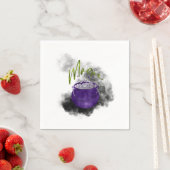 Hexe Cauldron Magic Serviette (Beispiel)