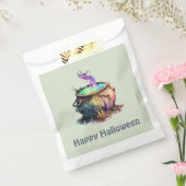 Hexe Cauldron raucht grünes Happy Halloween Geschenktütchen (Versiegelt)
