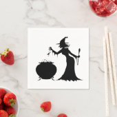 Hexe-Cauldron Serviette (Beispiel)