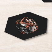 Hexe Checkered Halloween Untersetzer (angewinkelt)