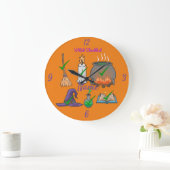 Hexe Checklist Thunder_Cove Große Wanduhr (Zuhause)