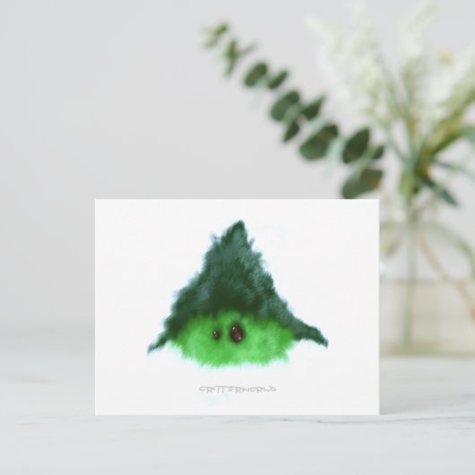 Hexe Critter Postkarte (Stehend Vorderseite)