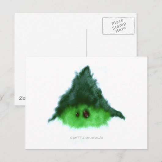 Hexe Critter Postkarte (Vorne/Hinten)