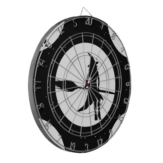 Hexe Dartscheibe (Vorderseite Links)