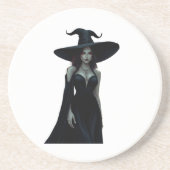 Hexe der Nacht Getränkeuntersetzer (Vorne)